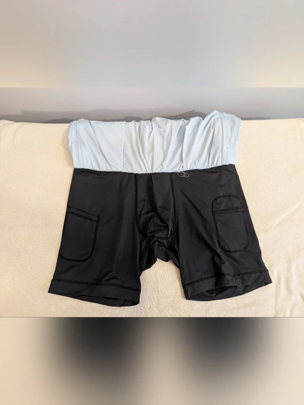 NWT Born Primitive light blue shorts, 2XL